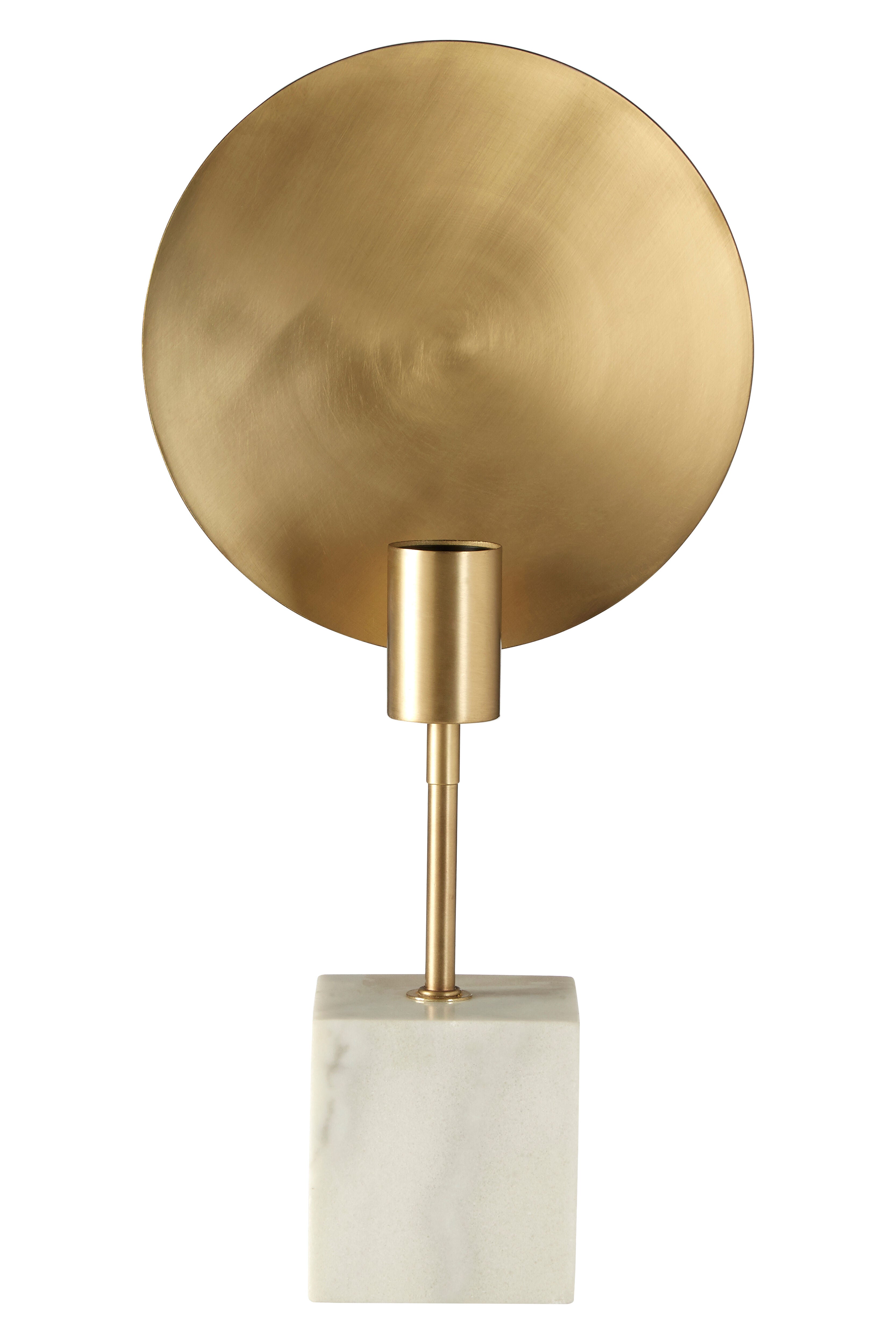 Flos White Marble & Gold Table Lamp